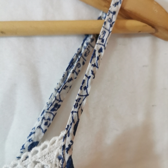 Garage tank, navy/cream, small - Picture 5 of 13